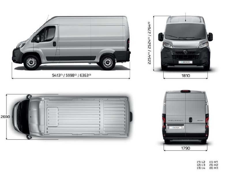Peugeot Boxer Furgon 3000 L2H2 BlueHDi full